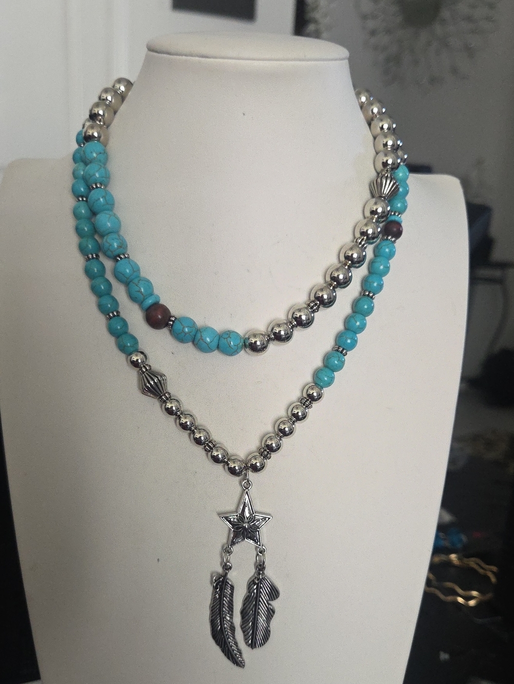 Paparazzi Restful Radiance Blue Necklace NWT